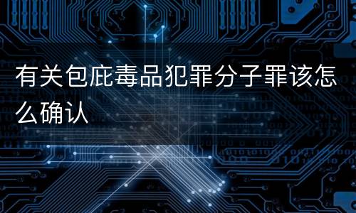 有关包庇毒品犯罪分子罪该怎么确认