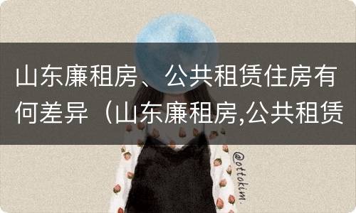 山东廉租房、公共租赁住房有何差异（山东廉租房,公共租赁住房有何差异吗）