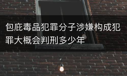 包庇毒品犯罪分子涉嫌构成犯罪大概会判刑多少年