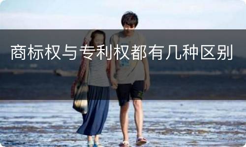 商标权与专利权都有几种区别