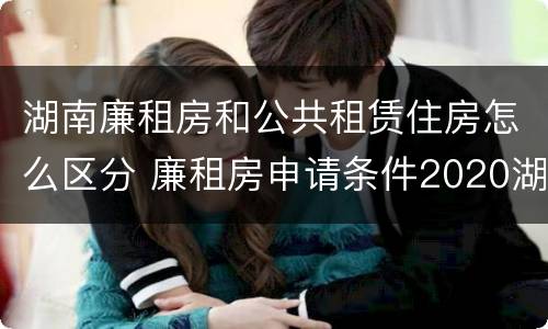 湖南廉租房和公共租赁住房怎么区分 廉租房申请条件2020湖南