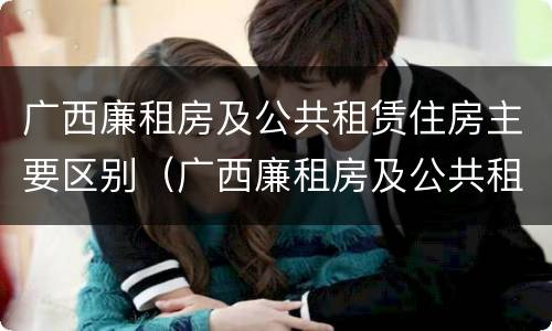 广西廉租房及公共租赁住房主要区别（广西廉租房及公共租赁住房主要区别在哪）