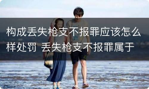 构成丢失枪支不报罪应该怎么样处罚 丢失枪支不报罪属于