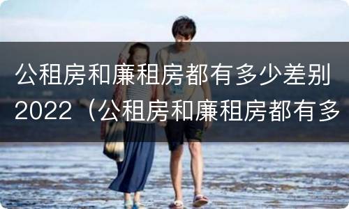 公租房和廉租房都有多少差别2022（公租房和廉租房都有多少差别2022上海）