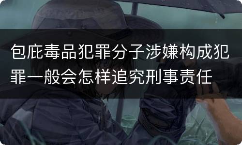 包庇毒品犯罪分子涉嫌构成犯罪一般会怎样追究刑事责任