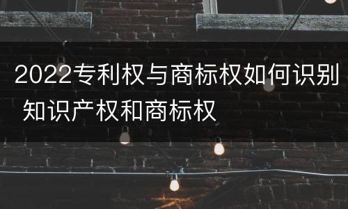 2022专利权与商标权如何识别 知识产权和商标权