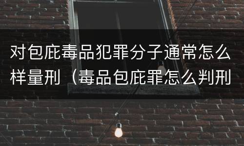 对包庇毒品犯罪分子通常怎么样量刑（毒品包庇罪怎么判刑）