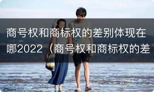 商号权和商标权的差别体现在哪2022（商号权和商标权的差别体现在哪2022年）