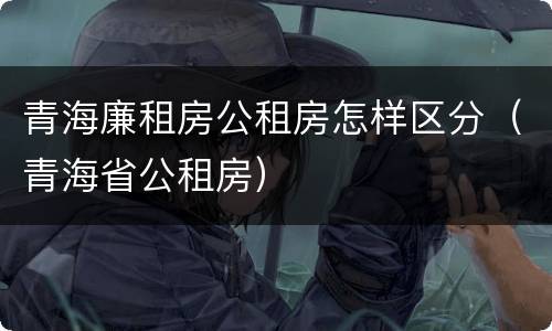青海廉租房公租房怎样区分（青海省公租房）