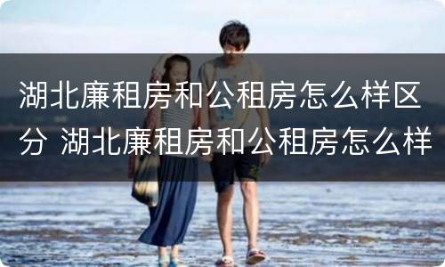 湖北廉租房和公租房怎么样区分 湖北廉租房和公租房怎么样区分的