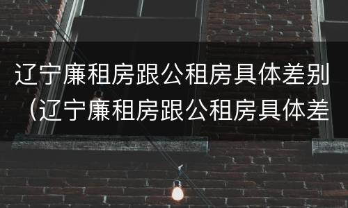 辽宁廉租房跟公租房具体差别（辽宁廉租房跟公租房具体差别在哪）