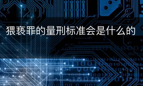 猥亵罪的量刑标准会是什么的