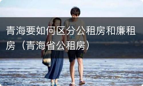 青海要如何区分公租房和廉租房（青海省公租房）