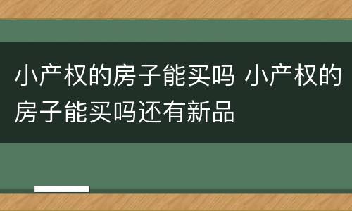 小产权的房子能买吗 小产权的房子能买吗还有新品