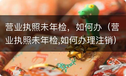 营业执照未年检，如何办（营业执照未年检,如何办理注销）