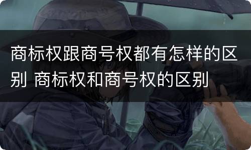 商标权跟商号权都有怎样的区别 商标权和商号权的区别