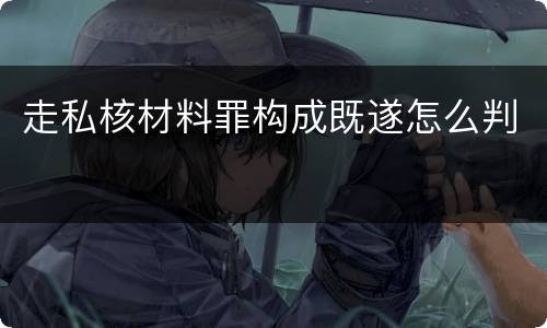 走私核材料罪构成既遂怎么判