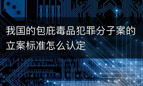 我国的包庇毒品犯罪分子案的立案标准怎么认定