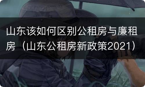 山东该如何区别公租房与廉租房（山东公租房新政策2021）