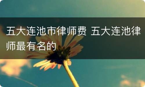 五大连池市律师费 五大连池律师最有名的
