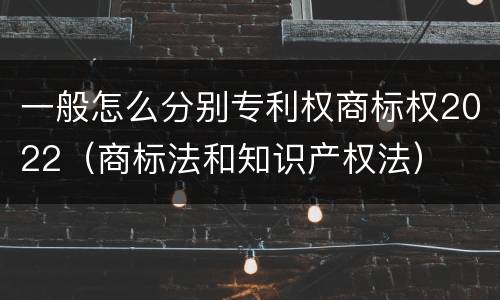 一般怎么分别专利权商标权2022（商标法和知识产权法）