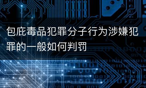 包庇毒品犯罪分子行为涉嫌犯罪的一般如何判罚