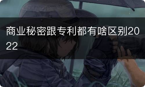 商业秘密跟专利都有啥区别2022