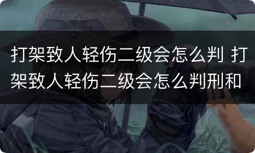 打架致人轻伤二级会怎么判 打架致人轻伤二级会怎么判刑和赔偿