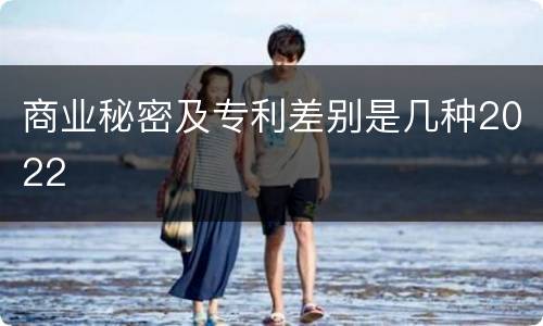 商业秘密及专利差别是几种2022