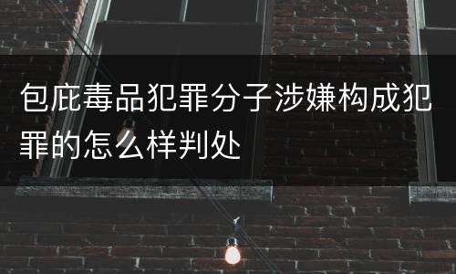 包庇毒品犯罪分子涉嫌构成犯罪的怎么样判处