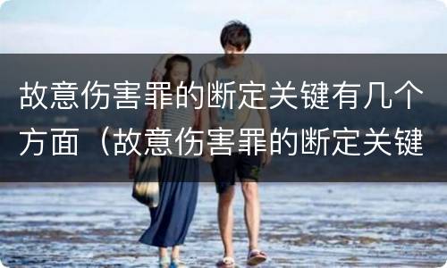 故意伤害罪的断定关键有几个方面（故意伤害罪的断定关键有几个方面的问题）