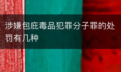 涉嫌包庇毒品犯罪分子罪的处罚有几种