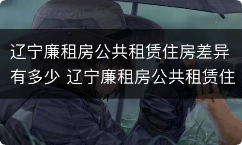 辽宁廉租房公共租赁住房差异有多少 辽宁廉租房公共租赁住房差异有多少个