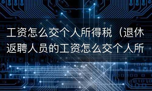 工资怎么交个人所得税（退休返聘人员的工资怎么交个人所得税）