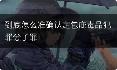 到底怎么准确认定包庇毒品犯罪分子罪