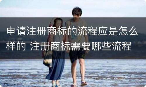 申请注册商标的流程应是怎么样的 注册商标需要哪些流程