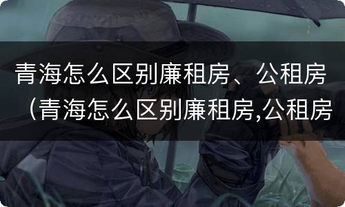 青海怎么区别廉租房、公租房（青海怎么区别廉租房,公租房呢）