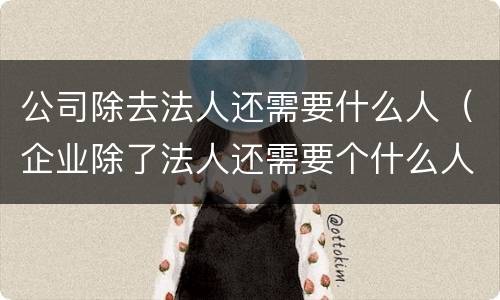 公司除去法人还需要什么人（企业除了法人还需要个什么人）