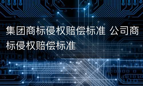 集团商标侵权赔偿标准 公司商标侵权赔偿标准