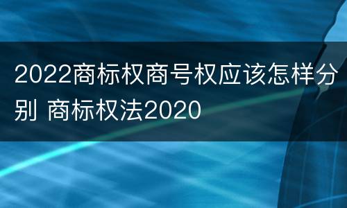 2022商标权商号权应该怎样分别 商标权法2020