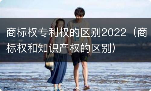 商标权专利权的区别2022（商标权和知识产权的区别）