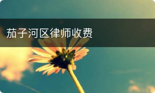 茄子河区律师收费