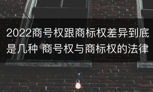 2022商号权跟商标权差异到底是几种 商号权与商标权的法律冲突与解决