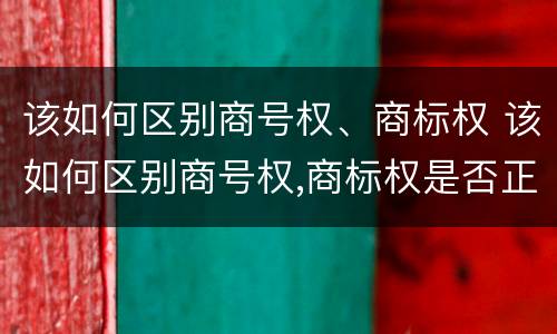 该如何区别商号权、商标权 该如何区别商号权,商标权是否正确