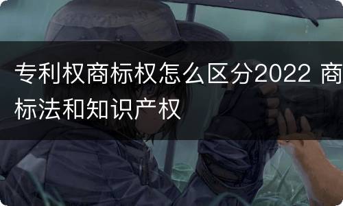 专利权商标权怎么区分2022 商标法和知识产权