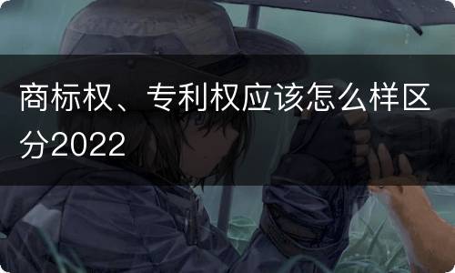 商标权、专利权应该怎么样区分2022
