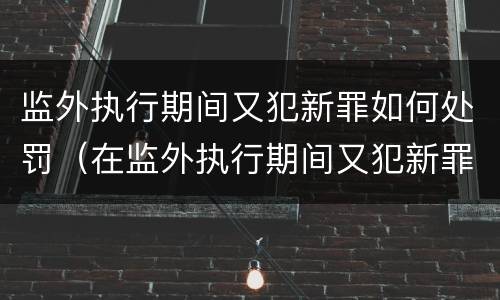监外执行期间又犯新罪如何处罚（在监外执行期间又犯新罪如何判处）