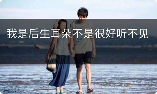 我是后生耳朵不是很好听不见