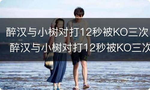醉汉与小树对打12秒被KO三次 醉汉与小树对打12秒被KO三次