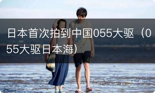 日本首次拍到中国055大驱（055大驱日本海）